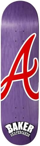 Baker Skateboard Deck Andrew Reynolds ATL 8.5"" x 32"", Purple