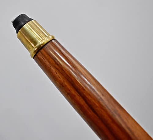 FYNJREX Walking Cane Walking Stick Antique Finish Costume Wooden Cane Foldable Rosewood Stick Steampunk Style Fashinable Designer Gift for Gentlemen (Dog 1)