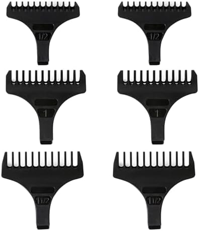 (6 Pack) T-Shape Trimmer Guides For Wahl T Blade Guides #3792, for the 5 Star Detailer #2215 T Wide Blade