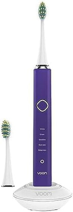 Voom Sonic Pro 7 Electric Toothbrush for Adults, Sonicare Electric Toothbrush with 40000 VPM w/ 5 Deep Clean Modes, Rechargeable Toothbrushes Fast Charge 4 Hours Last 8-Weeks