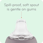 NUK Fun Grips Hard Spout Sippy Cup 10 oz. | Easy to Hold BPA Free Spill Proof Toddler Cup 4pk