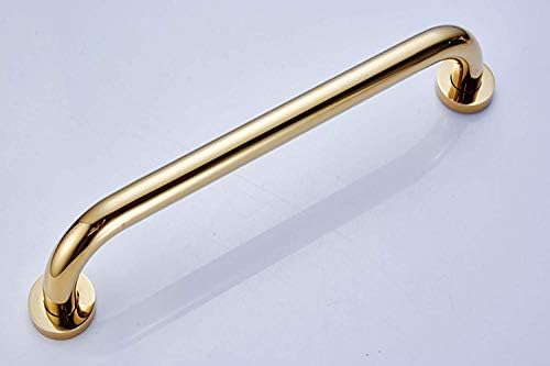 ELLO&ALLO Bathroom Shower Grab Bar with Concealed Screws, Home Care Handrail Bar Bath Hardware, Gold Finish (20 Inch)