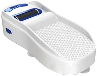 Salon Step Pedi Polisher – Hands-Free Foot Exfoliator for Shower or Dry Use, Waterproof Smoother with 360 Spinning Buffer, Suction Base for Stability, at-Home Pedicure Tool
