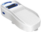 Salon Step Pedi Polisher – Hands-Free Foot Exfoliator for Shower or Dry Use, Waterproof Smoother with 360 Spinning Buffer, Suction Base for Stability, at-Home Pedicure Tool