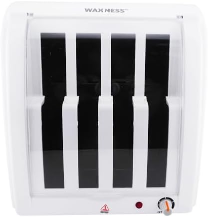 Waxness Cartridge Wax Warmer Kit – Professional Roll-On Heater with 4 Cartridges Included – Hair Removal Starter Set for Salon & Home Use