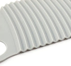 ZYAMY Hand-held Mini Washboard, Plastic Washboard, Laundry and Scrubbing Clothes, Suitable for Home Travel, Outdoor, Gray