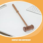 Wooden Massage Hammer 2pcs Handheld Back Scratcher Knock Massager Hammer Portable Body Massage Tool for Shoulder, Foot, and Leg Relaxation