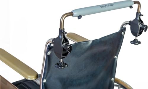 Greenmont'sEasyPushbar (TM) Ergonomic Handlebar Allows Caregiver to Stand Straighter with Less Stress and Strain on Hands, arms and Back.