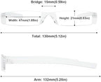 Mini Rimless Reading Glasses Lightweight Compact Travel Eyewear Pocket Readers for Women Men in Tube Case
