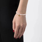 GAVU Freshwater Pearl Jewelry for Women, Women’s Evil Eye Hamsa hand Bracelet for Women, Natural Pearl Bracelet for Women