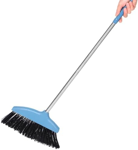LIFKOME Heavy Duty Angle Broom Handle for Efficient Outdoor Sweeping for Floors Garages and Courtyards Innovative Design Prevents Hair