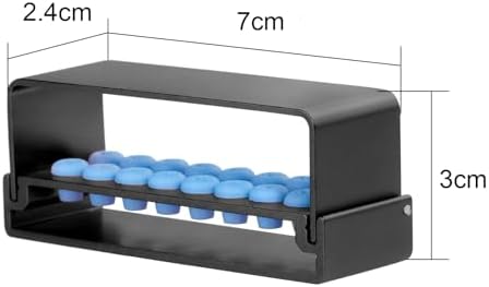 2Pcs 16 Holes Bur Block Holder with Silicon Cover Autoclavable Burs Block Case for Placing FG RA Burs (black)