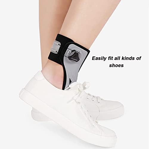 Orthosis Foot Drop,Foot Drop Orthosis, Adjustable Ankle Orthosis Splint Support, Drop Foot Brace Orthosis, for Foot Drop Plantar Fasciitis Achilles Tendonitisinjury Recover, M，Left L