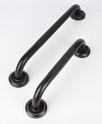 16-Inch Grab Bar Featuring Anti-Slip Handrail, Solid Brass, Oil Rubbed Bronze, Heavy-Duty Construction Armrest, Bathroom Bathtube Shower Safety Rail