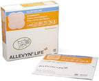 ALLEVYN Life Foam Dressing with Adhesive Border 66801070 8.25X8.25 Inch, Pack of 10