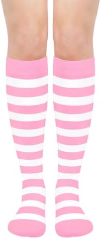 Knee High Socks for Women Knee Socks Tube Socks Womens Athletic Socks Cotton Tall Socks Long Socks Knee High Stockings