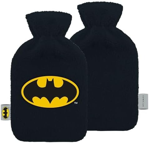 BATMAN - Logo - Plush & Embroidered Hot Water Bottle