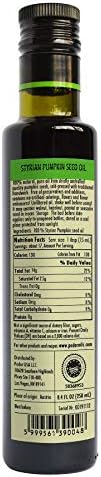 PÖDÖR Premium Styrian Pumpkin Seed Oil - 8.4 fl. Oz. - Cold-Pressed, 100% Natural, Unrefined and Unfiltered, Vegan, Gluten-Free, Non-GMO in Glass Bottle