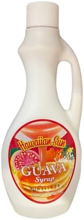 Hawaiian Sun Guava Syrup. Exotic Flavor Syrup. Hawaiian Tropical Sensation – 12.5 Oz (pack of 1)