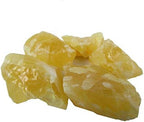 5 Piece Natural Raw Orange Calcite Crystals, 1" - 2", For Wire Cabbing, Wrapping, Polishing, Tumbling, Wicca, Reiki, Cutting, Metaphysical, Chakra, Positive Energy, Healing, Decoration, or Gift