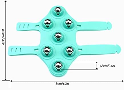 Massage Ball, Roller, Hand Held Massager, Therapy Ball, Back Massager, Trigger Point Ball, Foot Massage Ball, Green