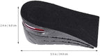 Beaupretty Invisible Height Increase Insoles, 3-Layer Adjustable Shoe Elevation Inserts for Men and Women, Inner Heightening Shoe Pads for Daily Wear and Sports