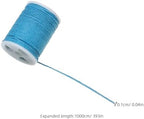 FOMIYES 20 Rolls Waxed Polyester Sewing Thread 1mm Braided Cord for Jewelry Making Beading Crafts DIY Bracelet Necklace 10 Meters Each, 20pcs