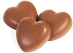 Silver Chocolate Hearts Wrapped in Shiny Silver Foil - 1 LB of 55 Pieces
