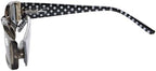 Eyekepper Spring Hinges Polka Dots Patterned Temples Rectangular Reading Sunglasses Sunshine Readers +1.0