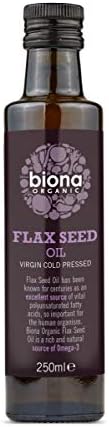 Biona Organic Flax Seed Oil 250ml-4 Pack