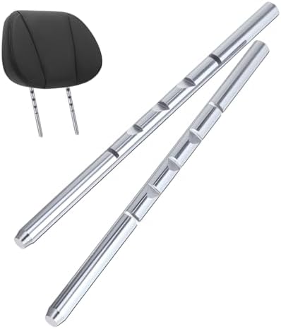 Rv Seat Headrest Rod Straight Metal Pole for Car Seat Neck Support Easy Installation Durable Replacement Part 7.48In Length