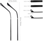 OSALADI Universal Metal Glasses Replacement Arms Eyewear Frame Temples for Repair Compatible Most Glasses 1 Pair Set