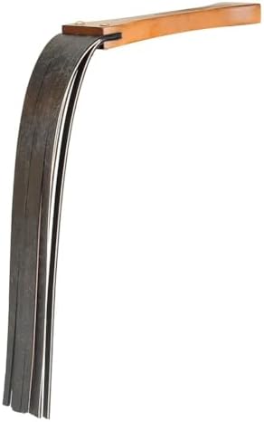 FST Spanking Paddles Leather Whip, BDSM Flogger with Wooden Handle for Couples Play