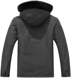 Men's Waterproof Ski Jacket Warm Winter Snow Coat Mountain Windbreaker Fur Hooded Snowboarding Jakcet Parka
