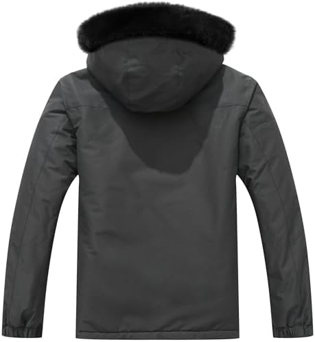 Men's Waterproof Ski Jacket Warm Winter Snow Coat Mountain Windbreaker Fur Hooded Snowboarding Jakcet Parka