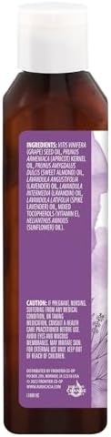 Aura Cacia Aromatherapy Bath, Body & Massage Oil, Lavender Harvest - 8 Ounce