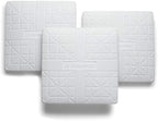 CHAMPRO Pro Style Molded Rubber Base Set of 3 Ground Anchored Bases for Baseball and Softball, White, 15" x 3"