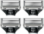 Razor Blade Refills, Sharper 5-Blade, Close and Comfortable Shave, 4 Count (Compatible)