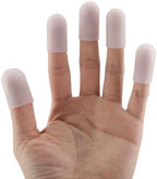 5pcs Silicone Finger Protector Thumbs Cover Fingertip Gloves for Heat Cooking Baking Barbecue with Food Grade Reusable Non Soft Ergonomic Design