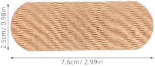 DECHOUS 100pcs Waterproof Elastic Knuckle Bandages Breathable Fabric Adhesive Bandages Flexible Finger Wraps for Outdoor Sports and First Aid