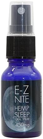 Hemp Sleep Spray with Melatonin L-Theanine Valerian Root Magnesium | Fast Acting Non-Habit Forming Non-GMO, Gluten Free, Natural Sleep Aid