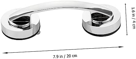 balacoo Elderly Safety Grab Bars Suction Cup Handle Portable Shower Wall Mount Easy Install No Drilling