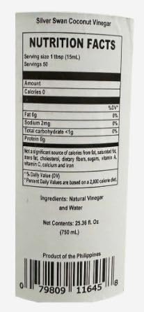 Silver Swan Coconut Vinegar 750ml