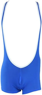 iiniim Men's Smooth Freestyle Wrestling Singlet Jockstrap Bodysuit Underwear