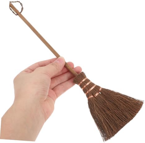 Garneck Tea Table Brush Tea Brush Bonsai Brush Tea Tray Cleaning Brush Teapot Spout Brush Whisk Broom for Car Tea Tools Teapot Brush Teapot Cleaning Brush Brown Hair Coffee