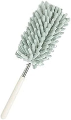 CANDeal 1PCS Microfiber Duster for Cleaning, Washable Extendable Cobweb Dusters with Telescoping Extension Pole, Bendable Head for Car, Window, Furniture, Office