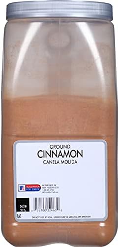McCormick Culinary Ground Cinnamon, 5 lb - One 5 Pound Container of Bulk Pure Ground Cinnamon Powder, Perfect in Baking Cakes, Cookies, Pies, Custards, Puddings and More