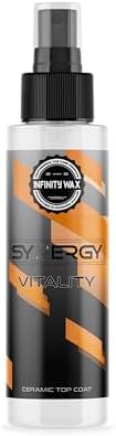 Infinity Wax Synergy Vitality 250ml - Ceramic Topper & Revitaliser, Enhances Shine & Protection, Sealant or Coating Enhancer, Solvent Based Formula