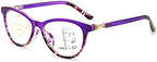 Geeyu Smart Zoom Reading Glasses, Anti Glare, Eyeglasses, AR Anti-Reflective Coating, Quality Readers (Color : Purple, Size : 2.5)