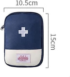 4 Pcs Travel First Aid Pouch,Empty Mini First Aid Pouch, Portable Outdoor First Aid Medical Rescue Bag Multi-Function Emergency Medicine Storage Organizer Bag Health and Household Supplies (Small)